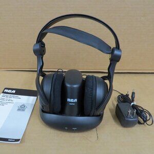 RCA WHP141 Wireless Stereo Headphones 900MHz Power Adapter Manual TESTED WORKS